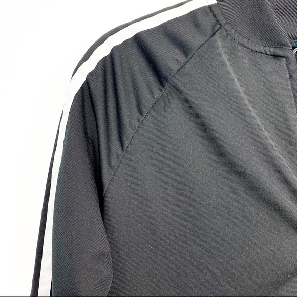 *SOLD* Adidas Classic Black and White Zip-Up Jacket - Picture 5 of 9